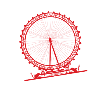 手绘摩天轮