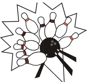 保龄球撞击素材免抠