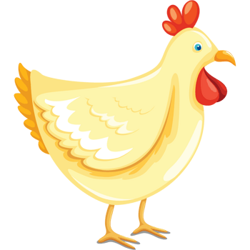 卡通手绘母鸡