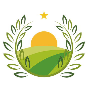 绿色麦穗生态有机农场图标