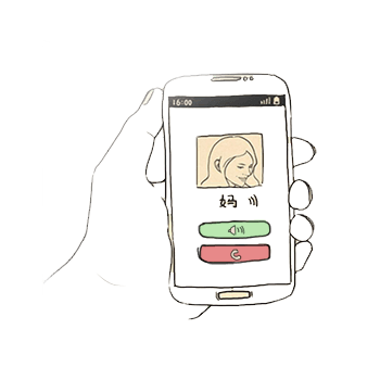 手绘妈妈