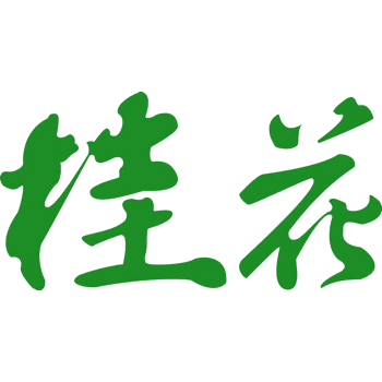 绿色桂花字