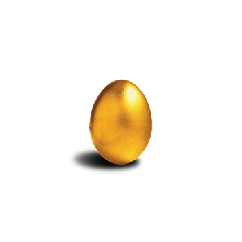 金色金蛋透明背景