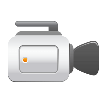 灰色卡通摄像机照相机