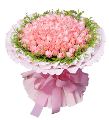 一束粉色玫瑰免扣素材