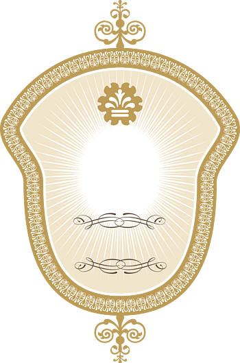 矢量创意设计扇形花边图