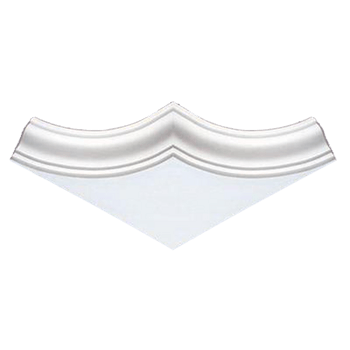 石膏线白色弧形线条装饰