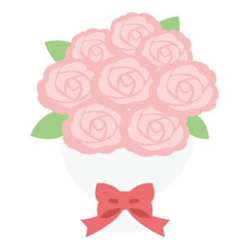 手绘婚礼素材卡通婚礼素材卡通唯美花束