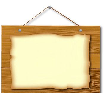 5款卡通动物门挂牌矢量素材