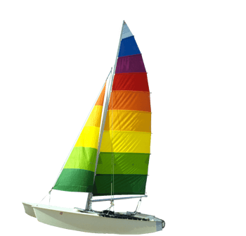 七彩帆船
