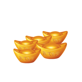 黄金万两元宝图片素材