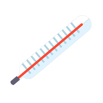 卡通温度计