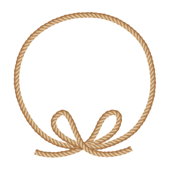 麻绳绳子卡通绳结装饰