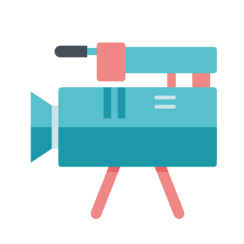 白色安全摄像机