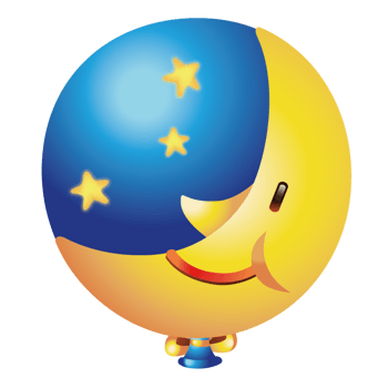 可爱的月亮星星