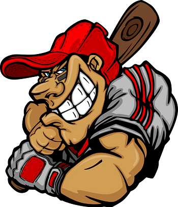 矢量棒球运动员素材