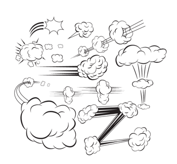 卡通气元素图片-卡通气素材下载-万素网