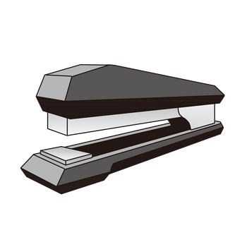 矢量卡通订书机