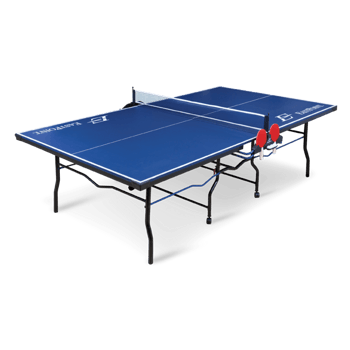 蓝色乒乓球台