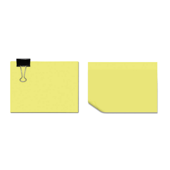 黄色标签纸免抠元素图片-元素素材4112626-万素网