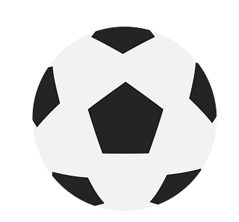 矢量黑白立体足球png元素素材图片下载-万素网