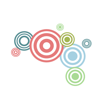 圆圈背景装饰免抠素材