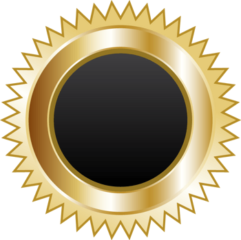 手绘黑底金边尖角图案