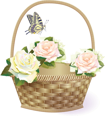 矢量花篮免抠元素图片_元素素材4139215_万素网