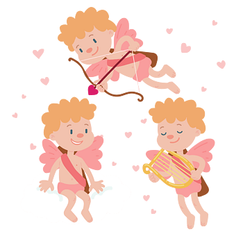 矢量天使丘比特