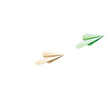 唯美精美纸飞机飞过划痕