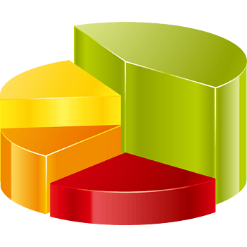 饼状立体信息图表