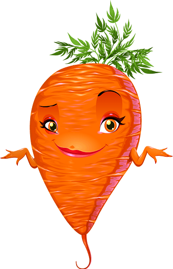 矢量手绘胡萝卜