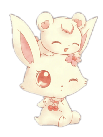 机灵的手绘兔子