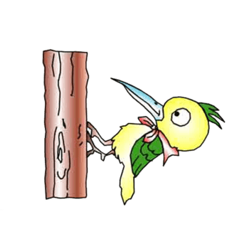 啄木鸟卡通图