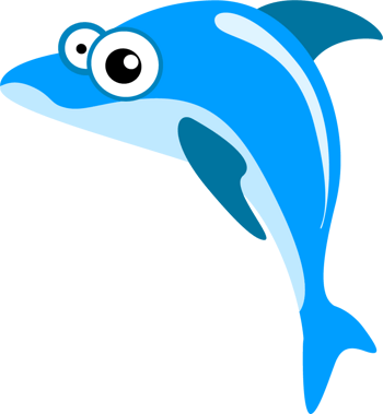 卡通鲸鱼