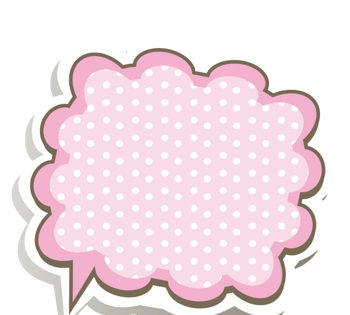 可爱粉色对话框