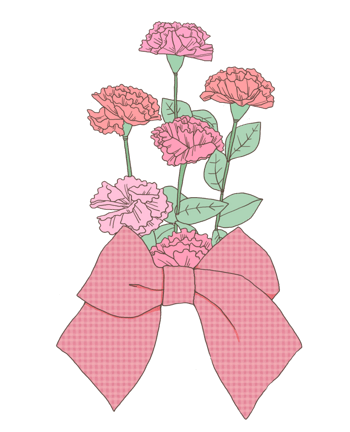 手绘康乃馨图片-手绘康乃馨设计素材-手绘康乃馨素材免费下载-万素网