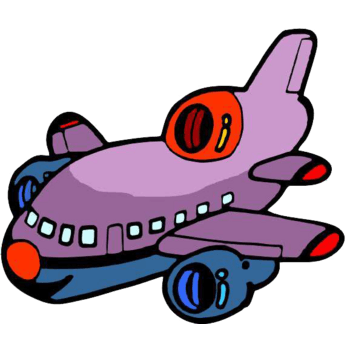 紫色飞机