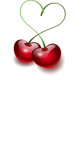 心形樱桃元素