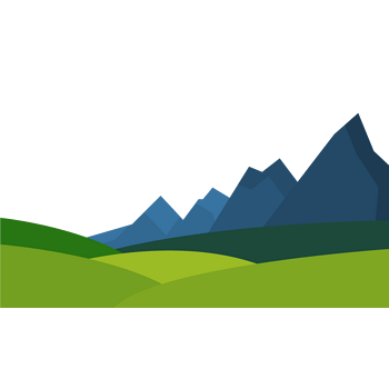 卡通手绘山体岩石