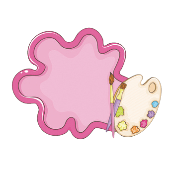 粉色染料盘文本框