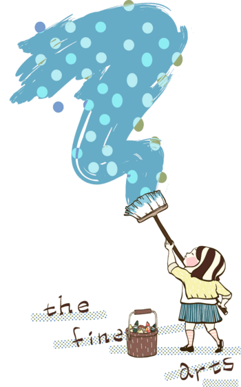 画画矢量素材 颜料卡通矢量图