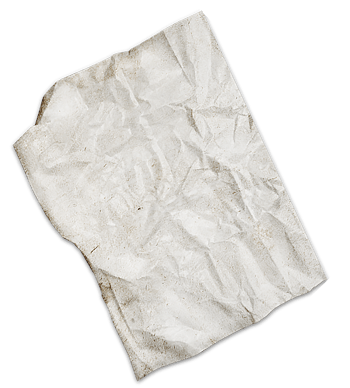 卡通复古褶皱纸张素材