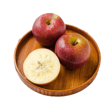 木盘装糖心苹果