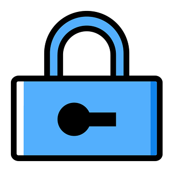 卡通彩色密码图标