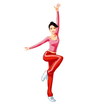 健美操免抠元素图片_元素素材4957696_万素网