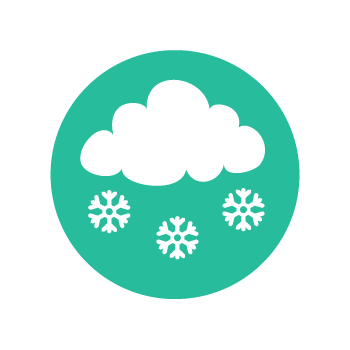 降雪符号图标图片