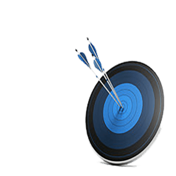 蓝色科技圆形挡箭牌