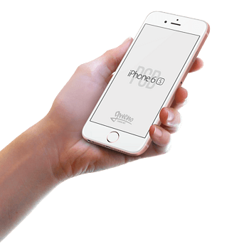 手拿苹果手机免扣素材