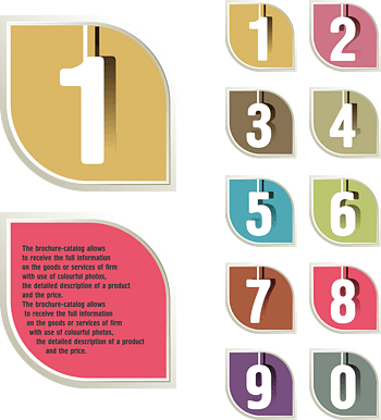 数字标 素材 免费数字标图片素材 数字标素材大全 万素网